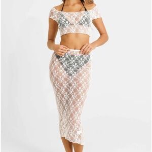 BlackBough Lucia Crop Top and Midi Skirt Set